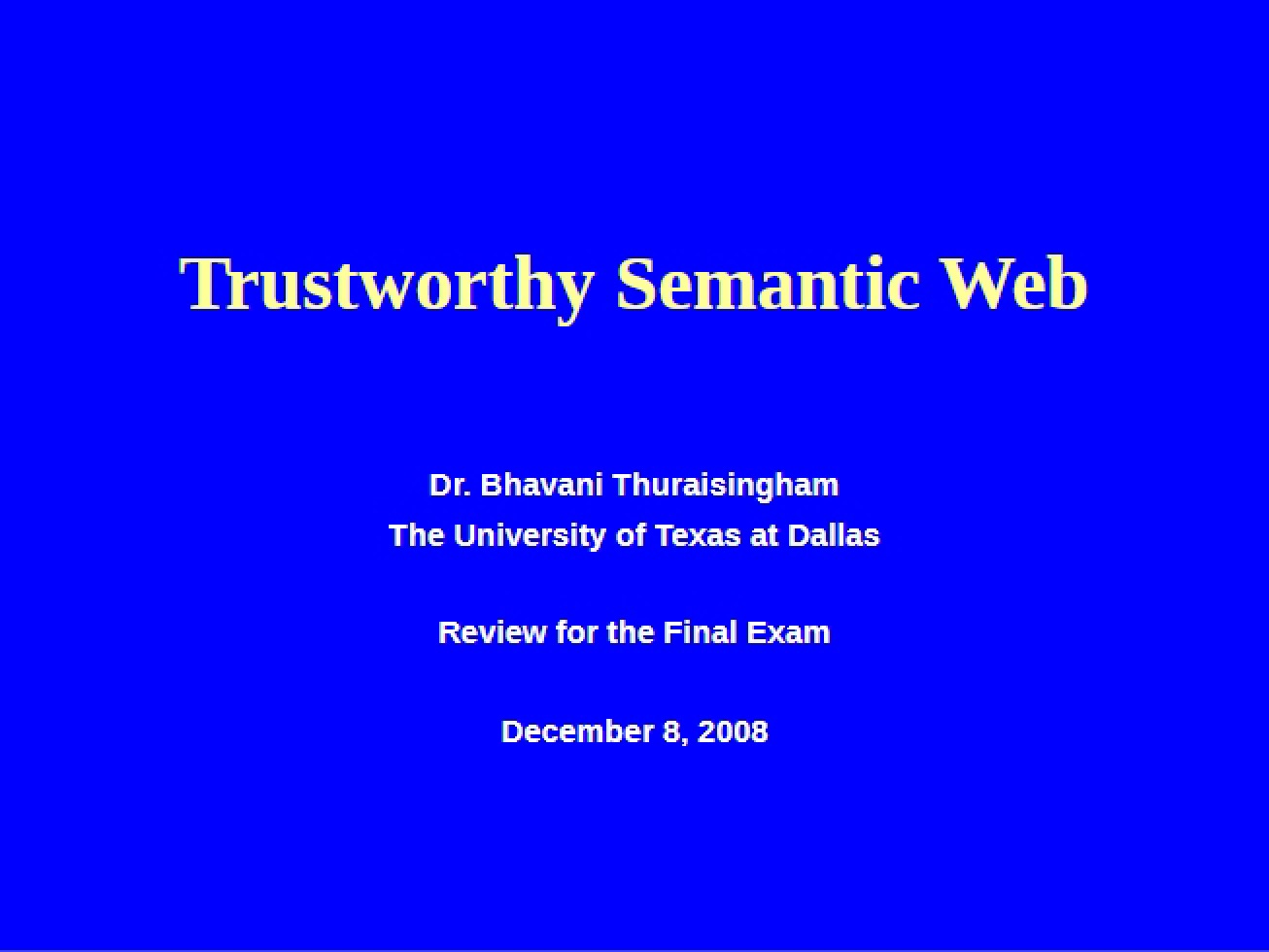 Final Exam Review for Advanced Machine Learning