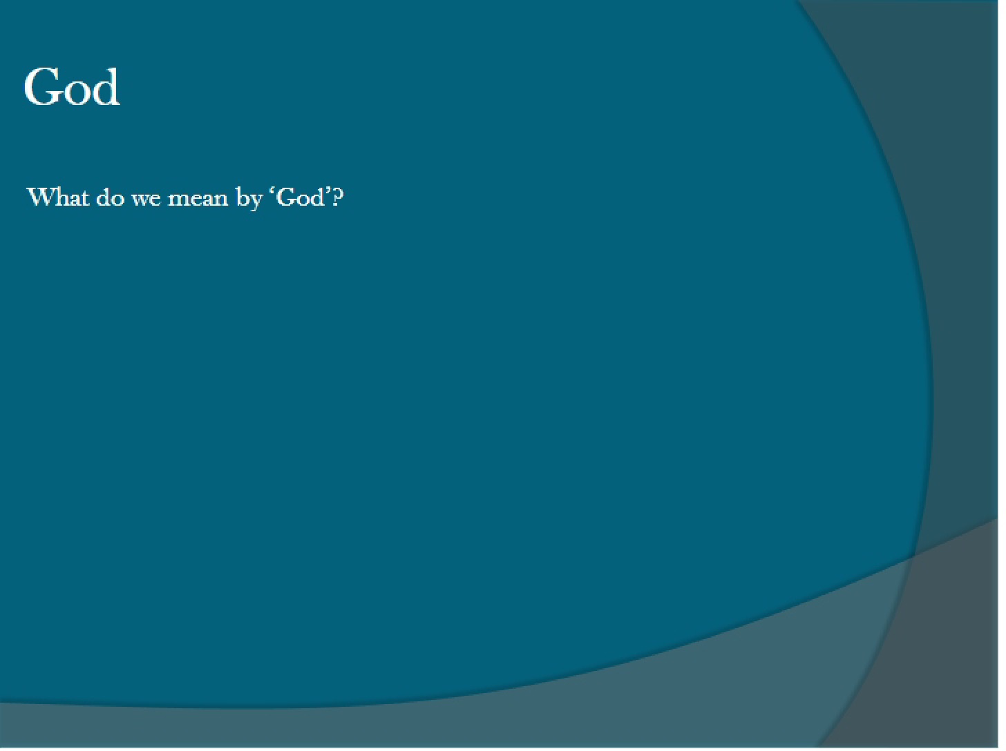 Cosmological Argument
