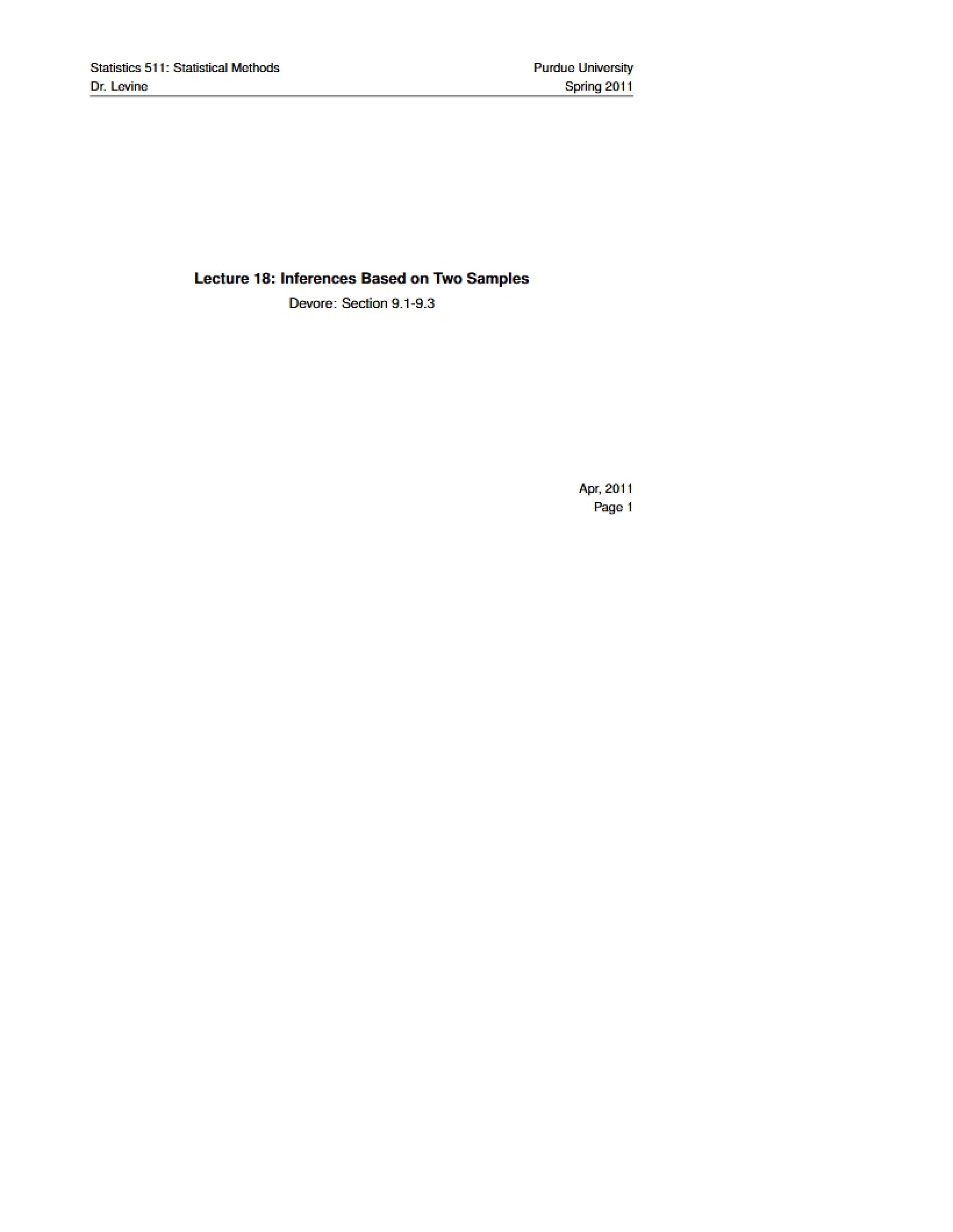 Lecture Notes Session 19