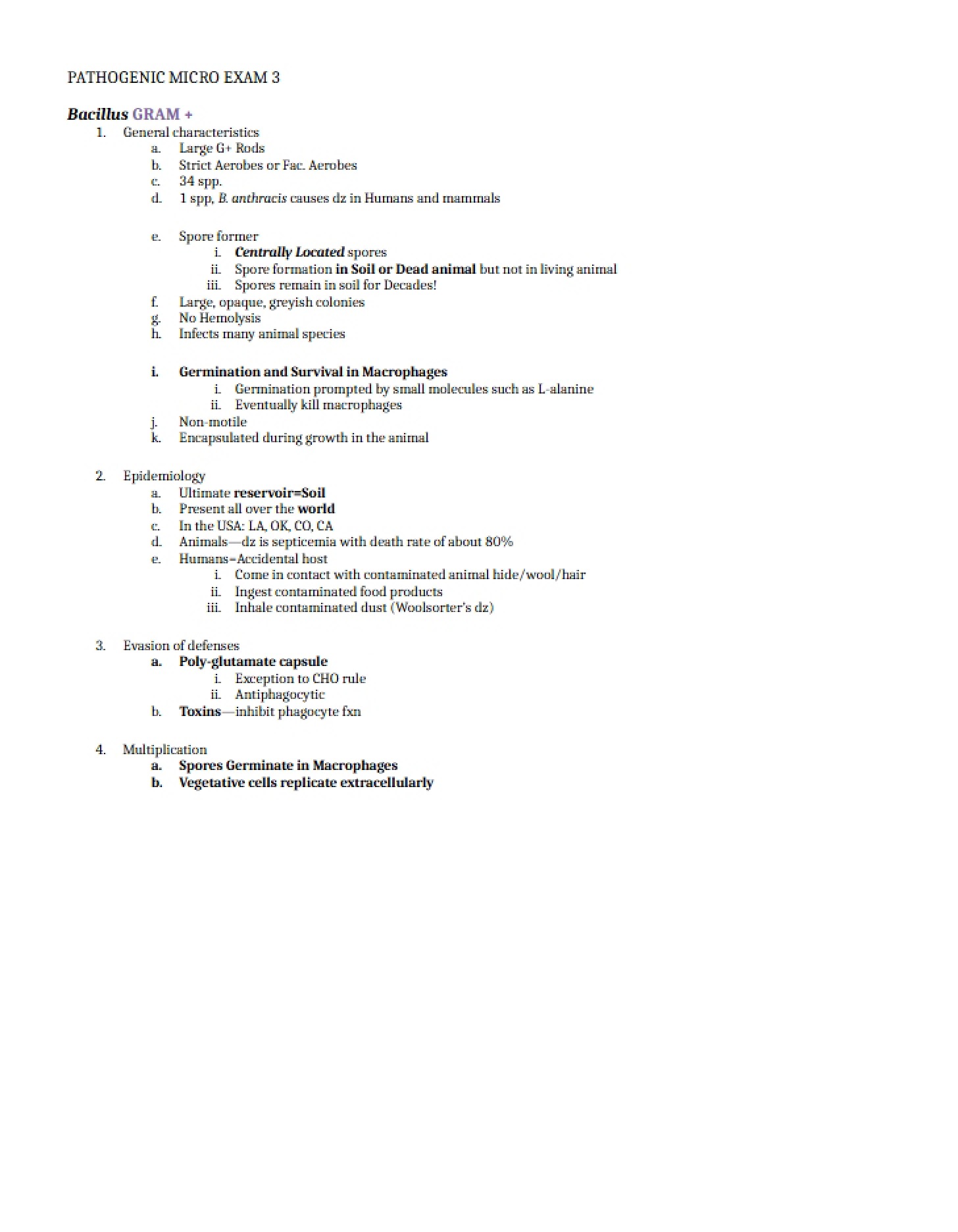 Typed Clostridium
