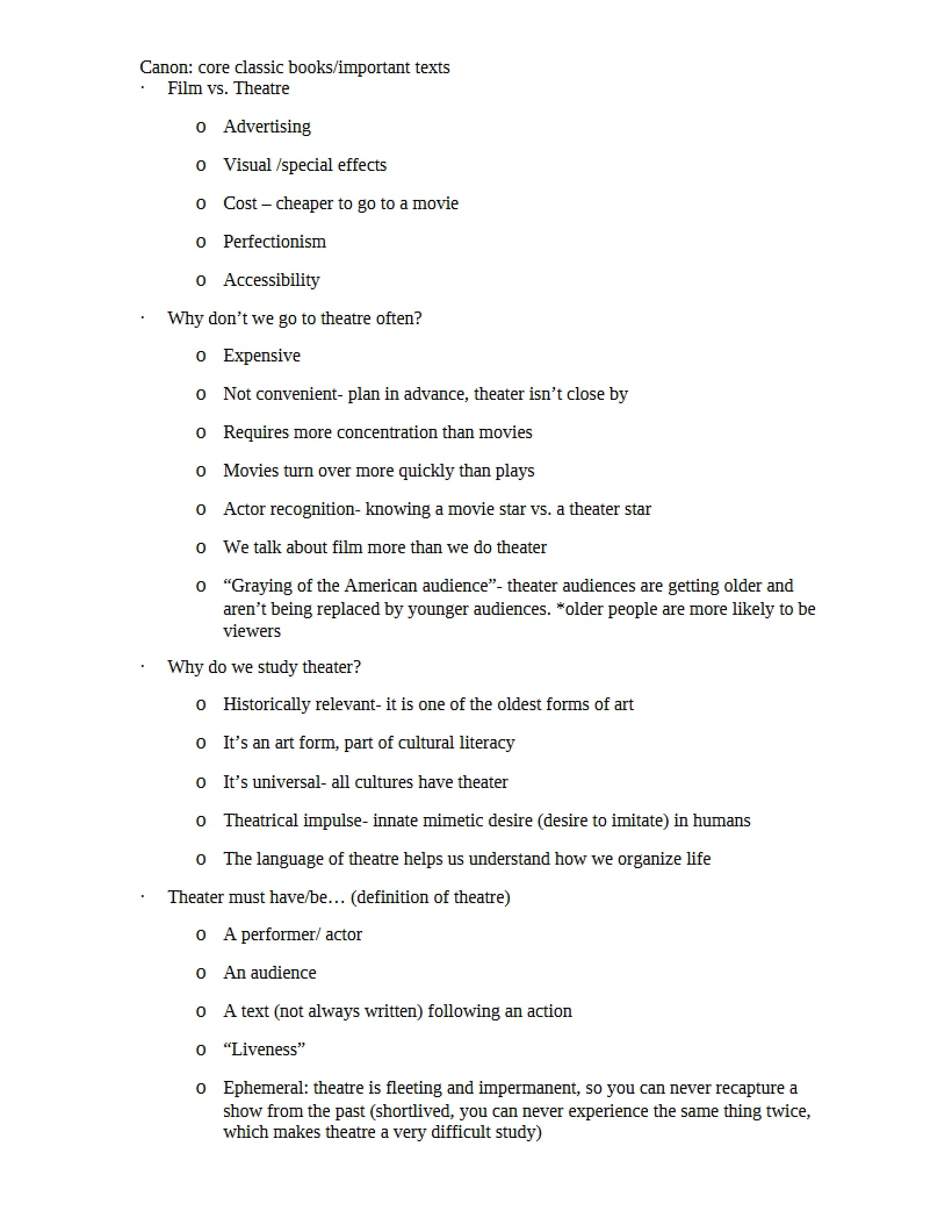 Course Lecture Notes