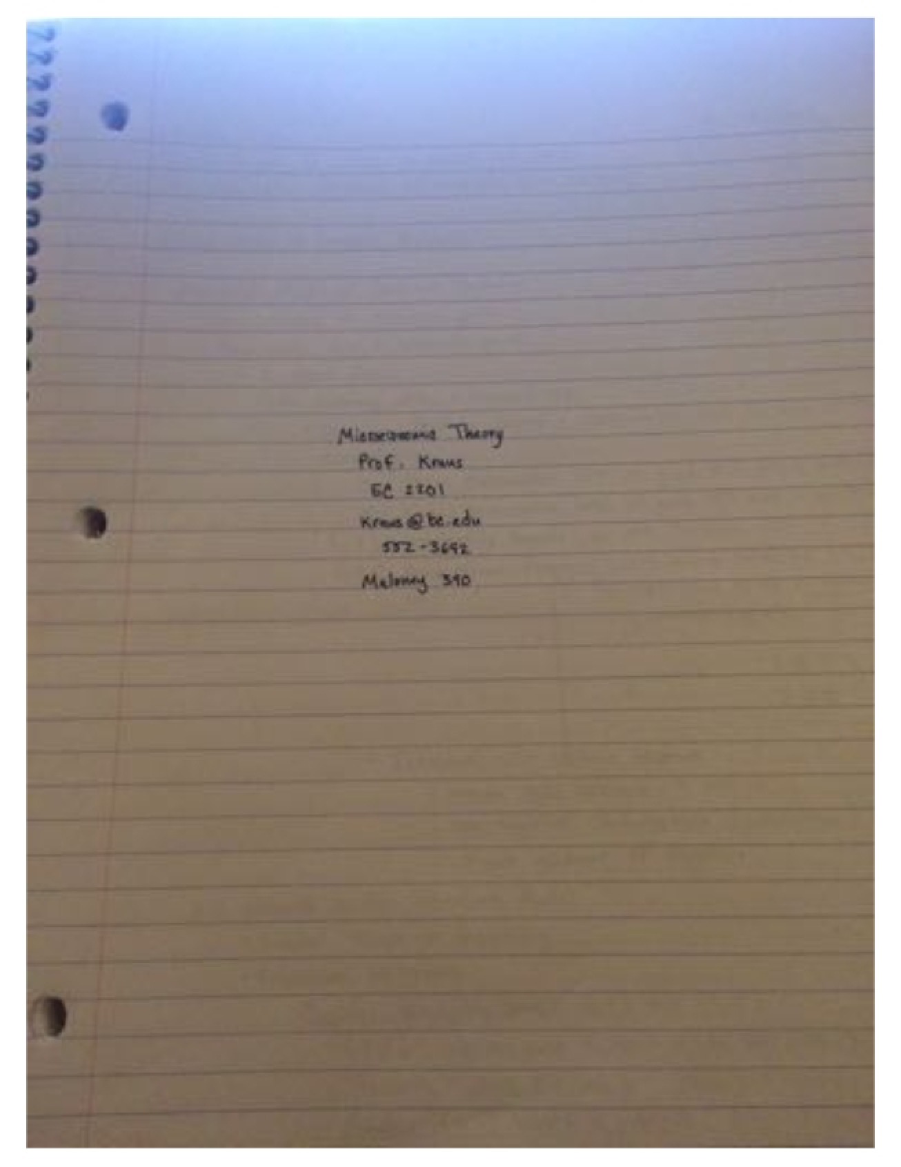 Introduction to Consumer Theory