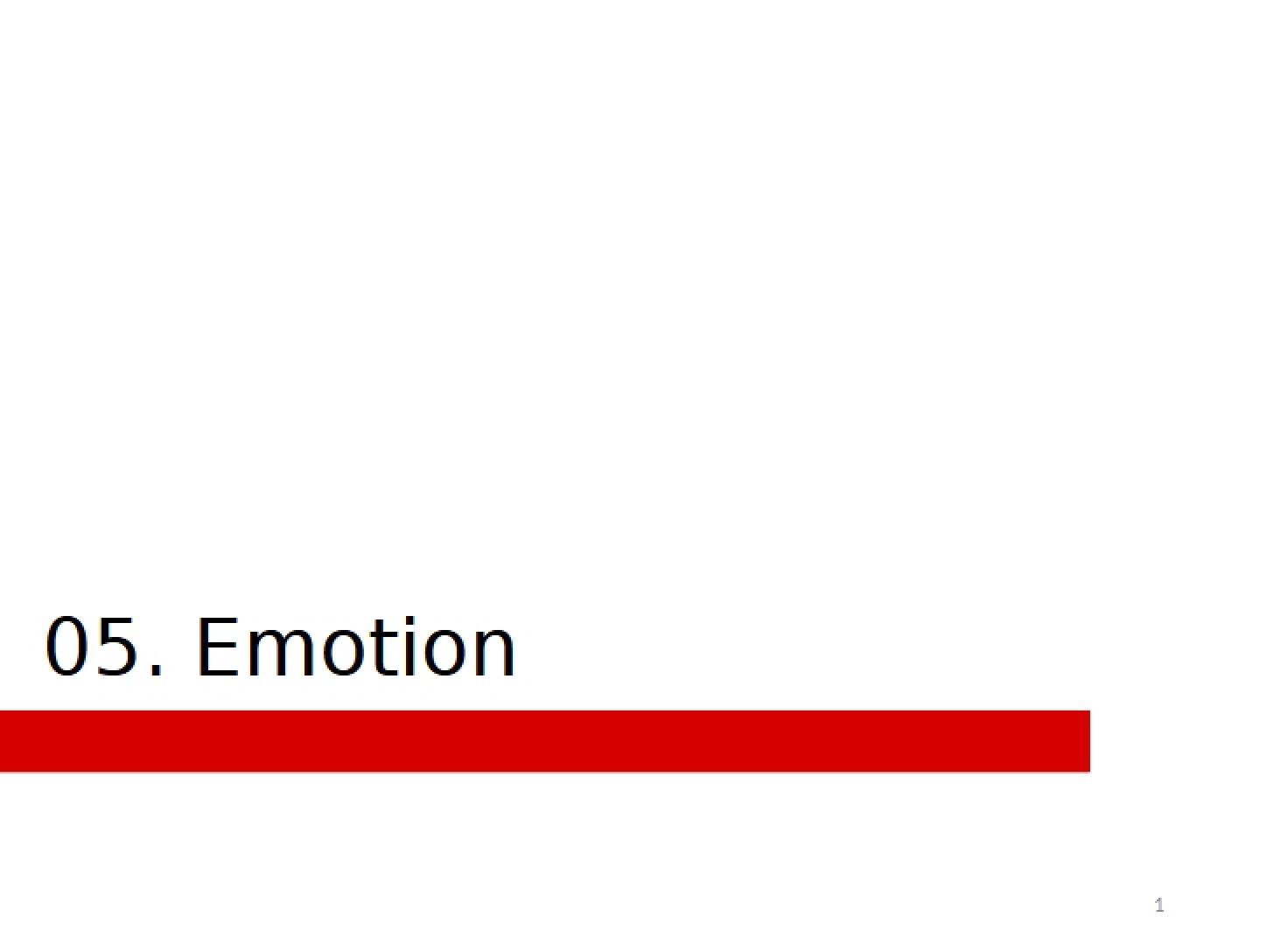 Emotions