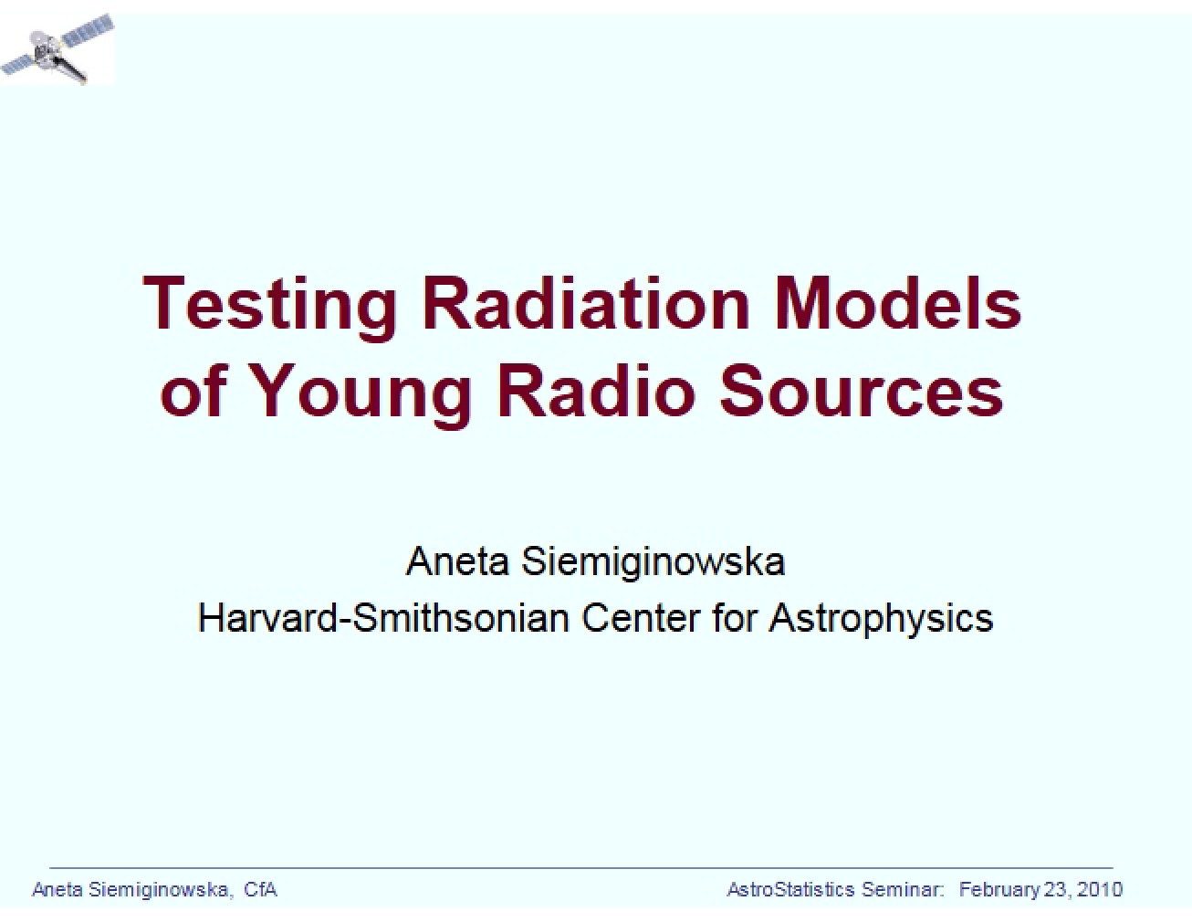 Young Radio Source Radiation Models