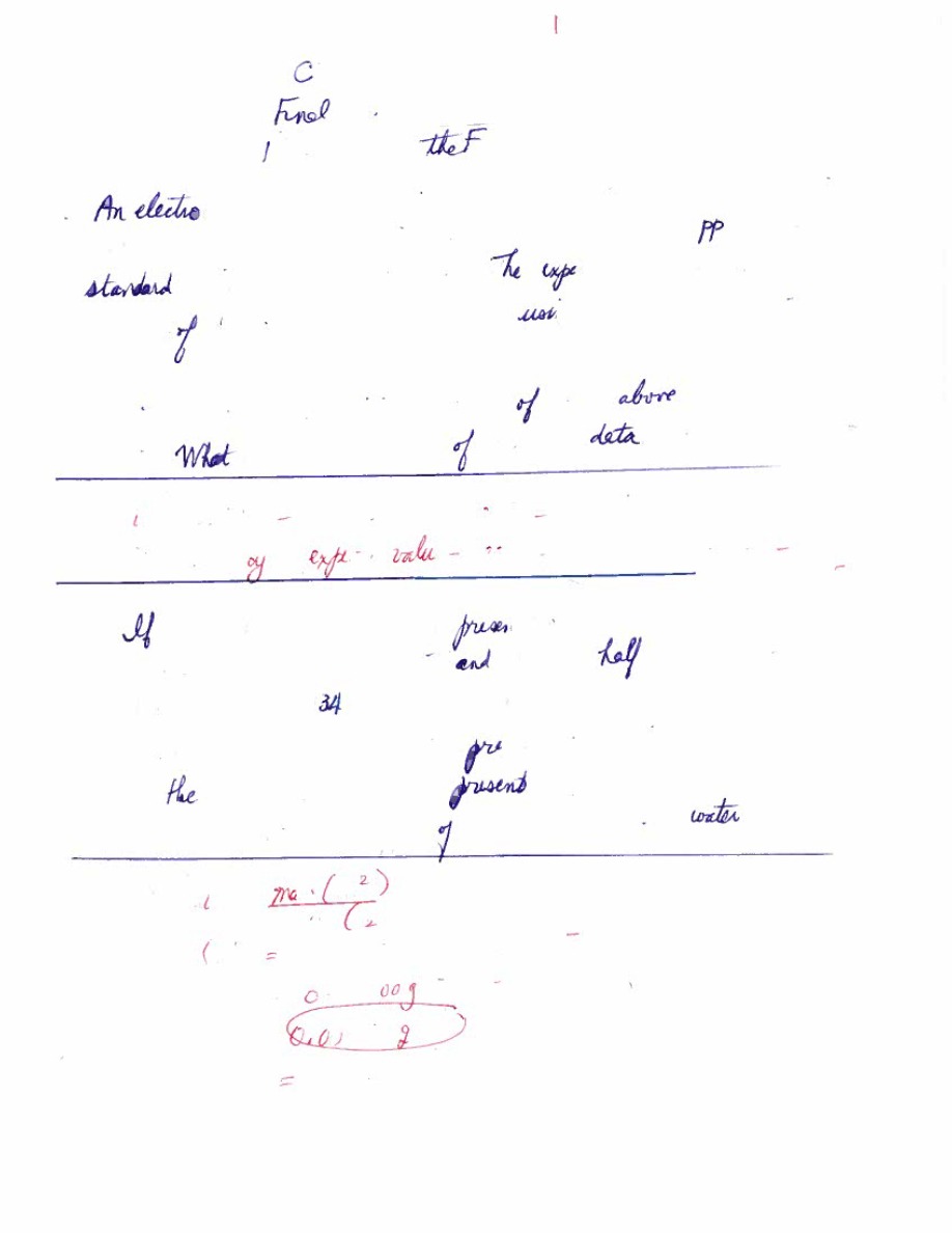 CHM 2754 - 2018 Final Exam