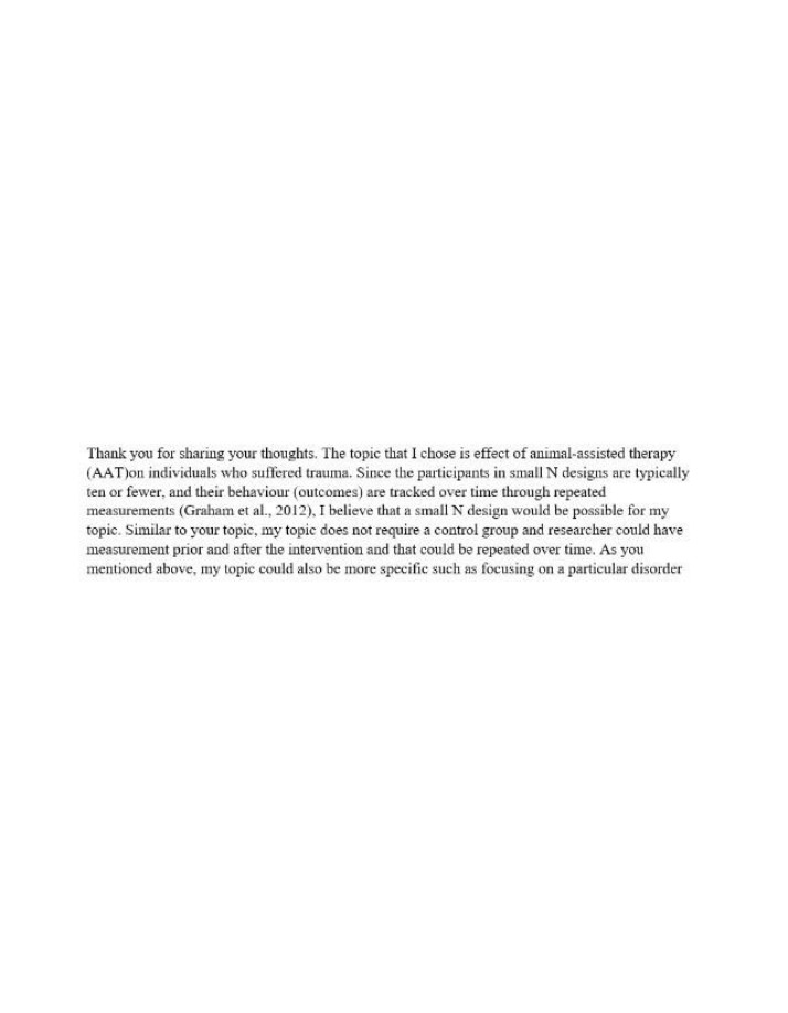 Animal-Assisted Therapy - Effect on Trauma Recovery