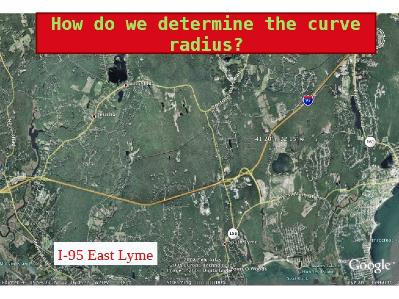 Minimum Radius for a Horizontal Curve