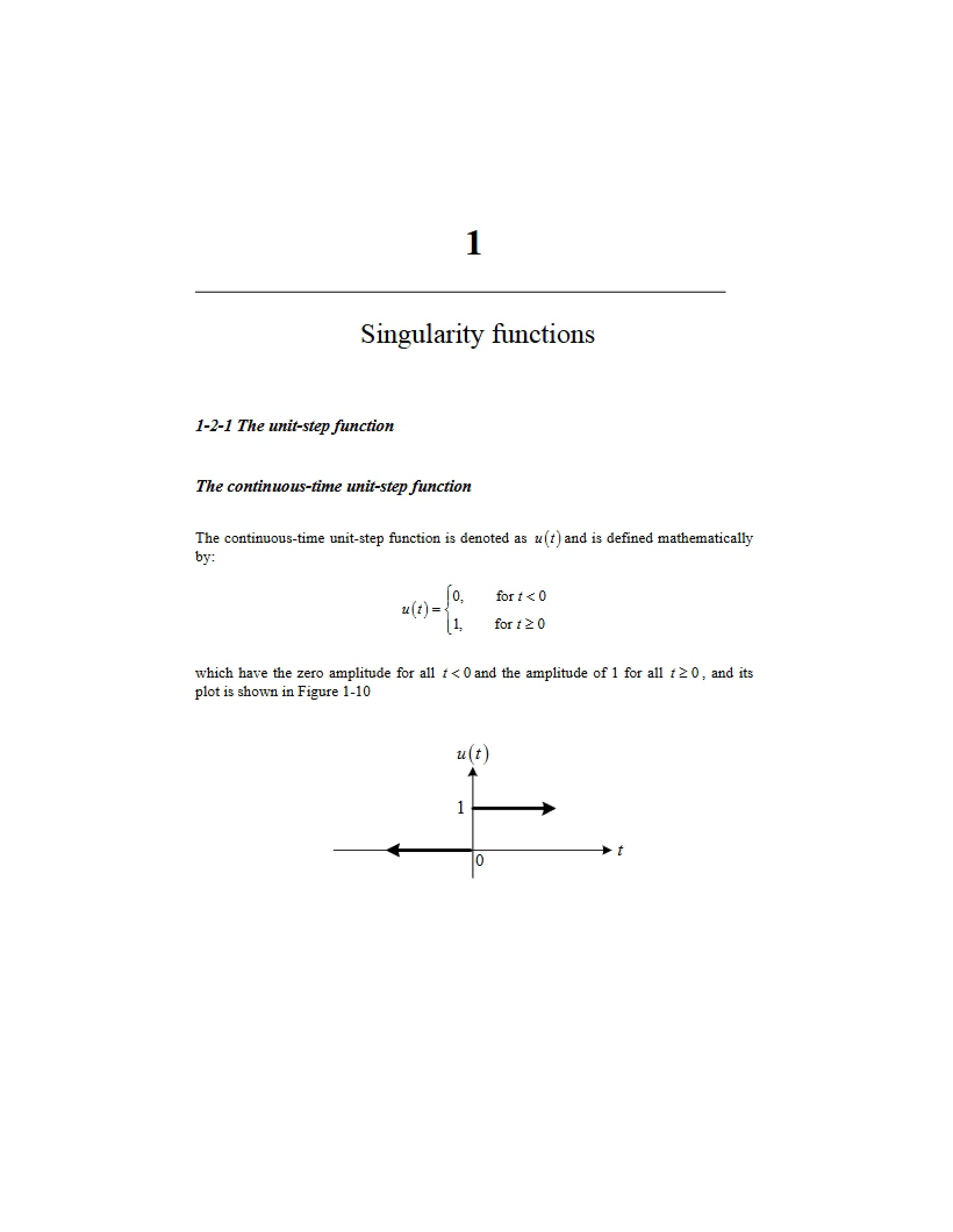Functions of Singularity