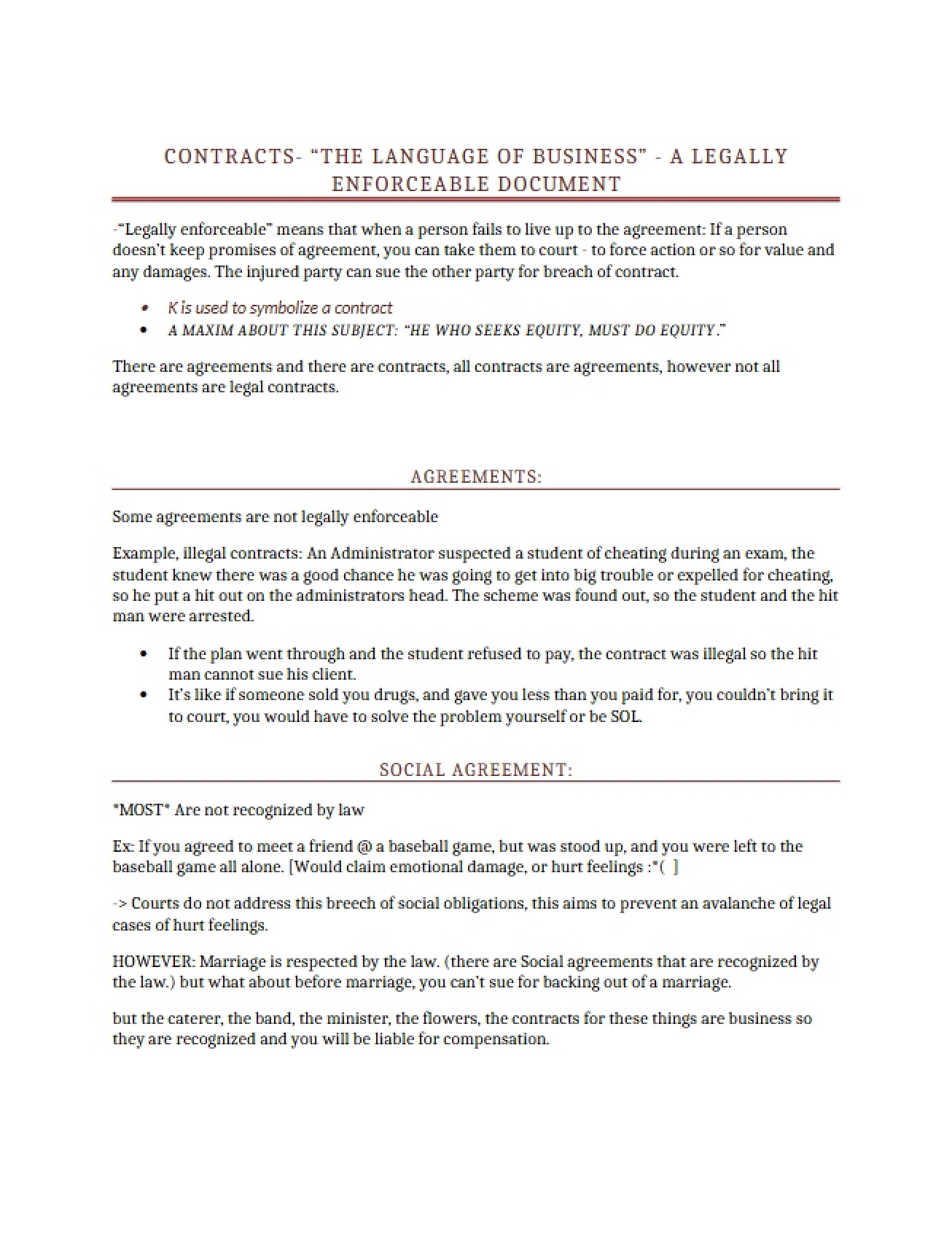 Guide for Studying - Part One