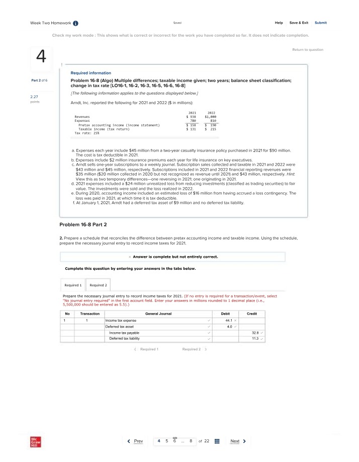 Accounting vs Taxable Income Variations Analysis
