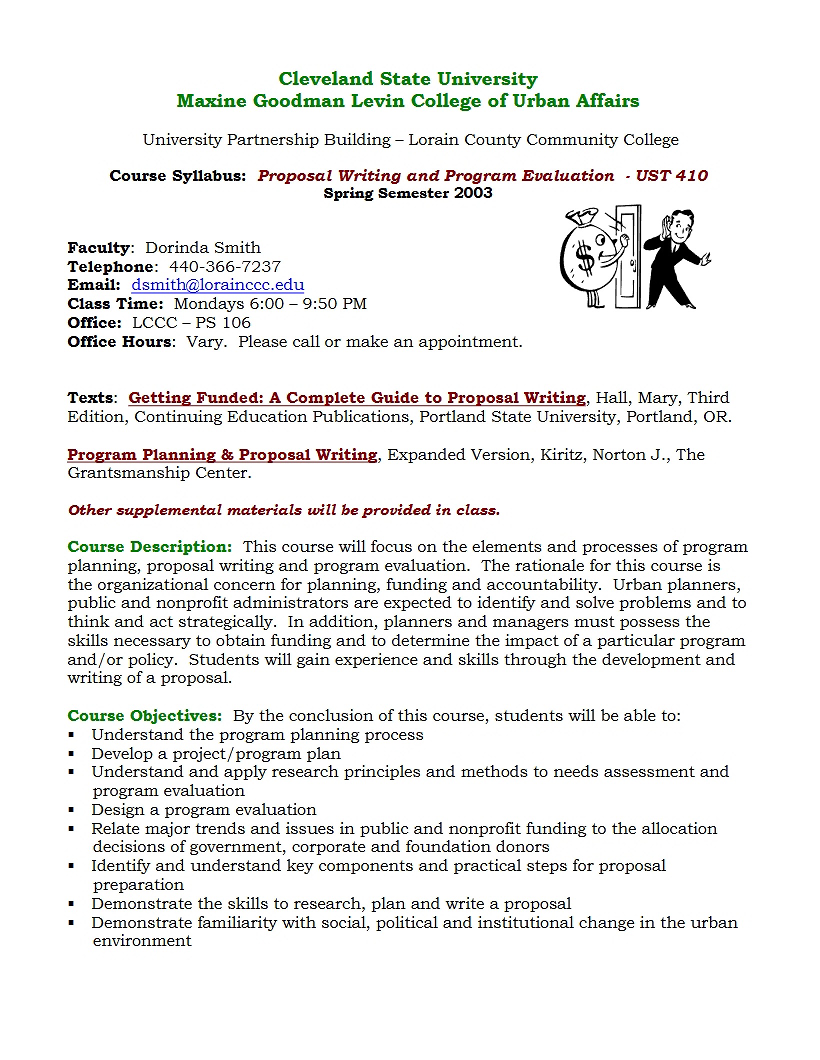 Proposal Writing Course Guide