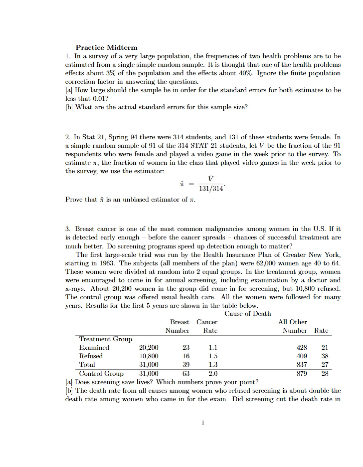 Midterm Practice Test