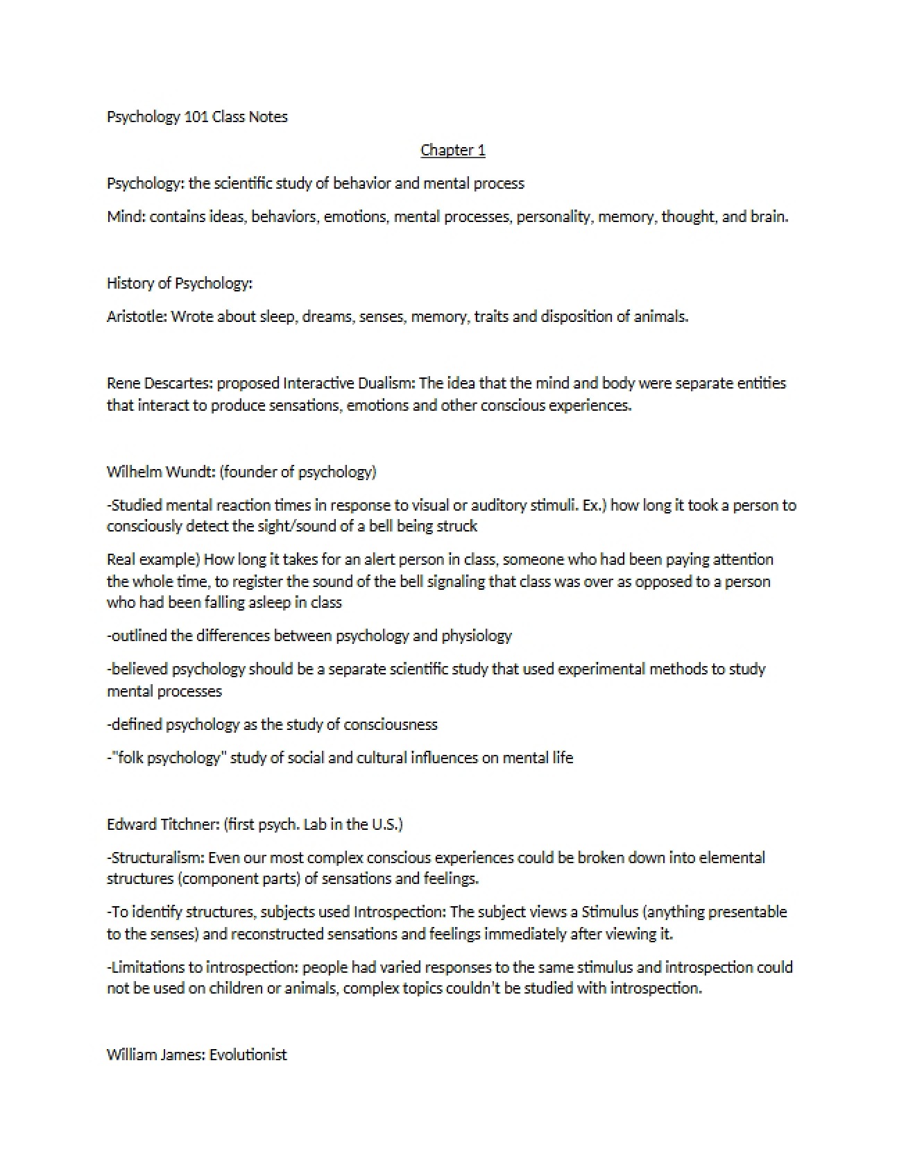 Philosophy Chapter One