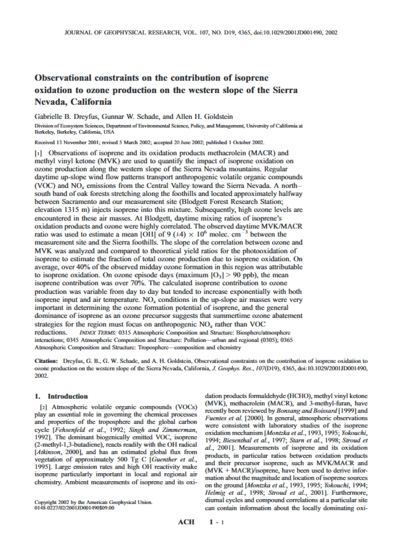 Observation for the Science and Politics of Climate Change
