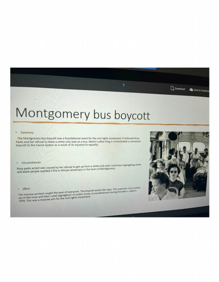 The Montgomery Bus Boycott