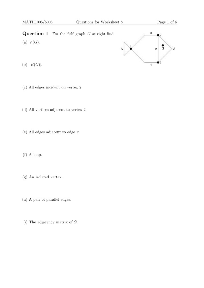 MATH6005 Worksheet 8