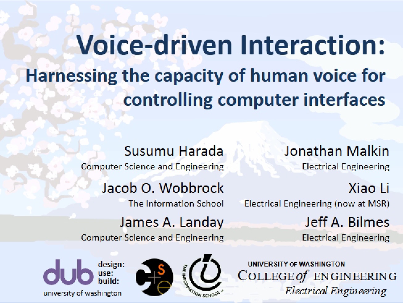 Interaction via Voice