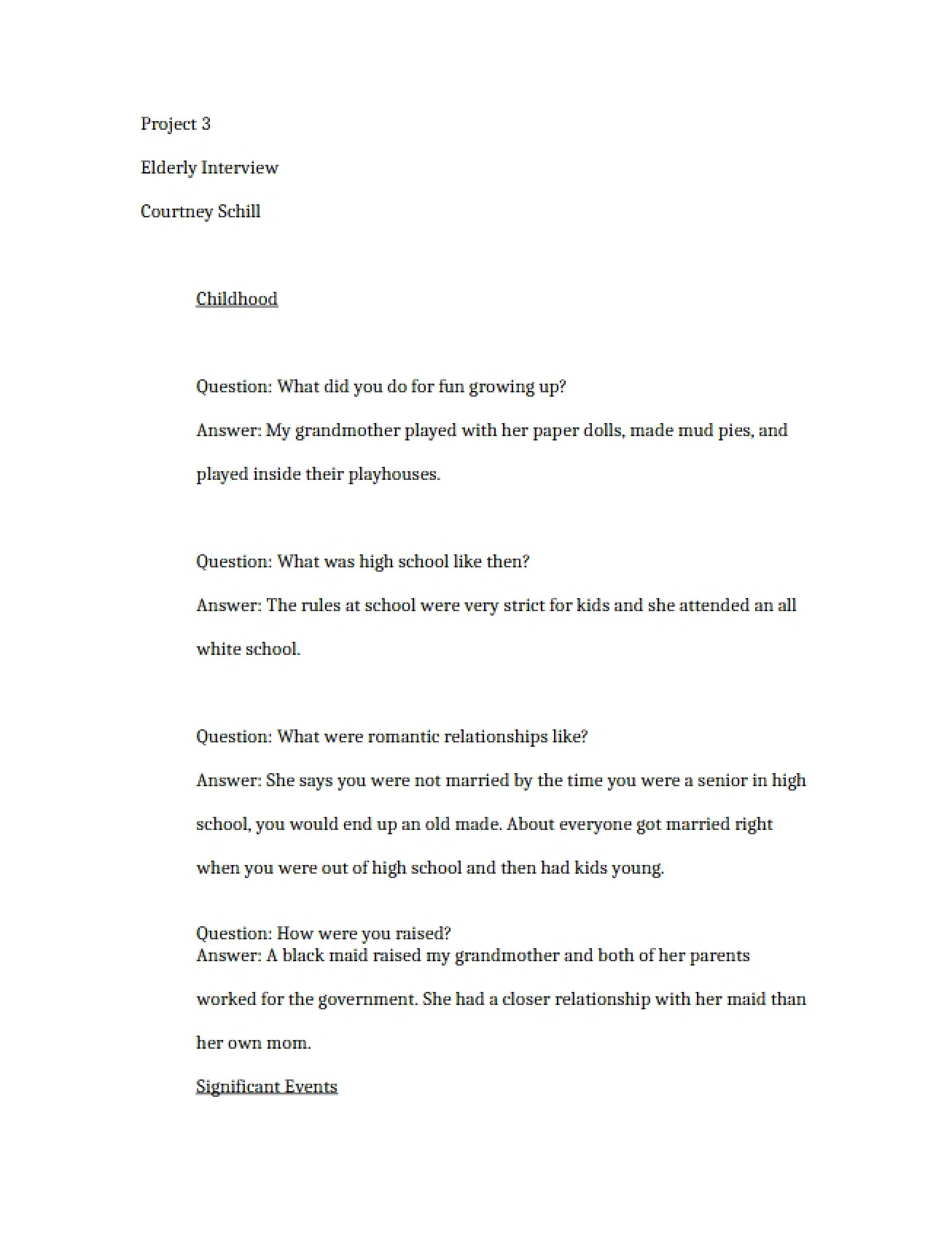 Third Project for Human Development