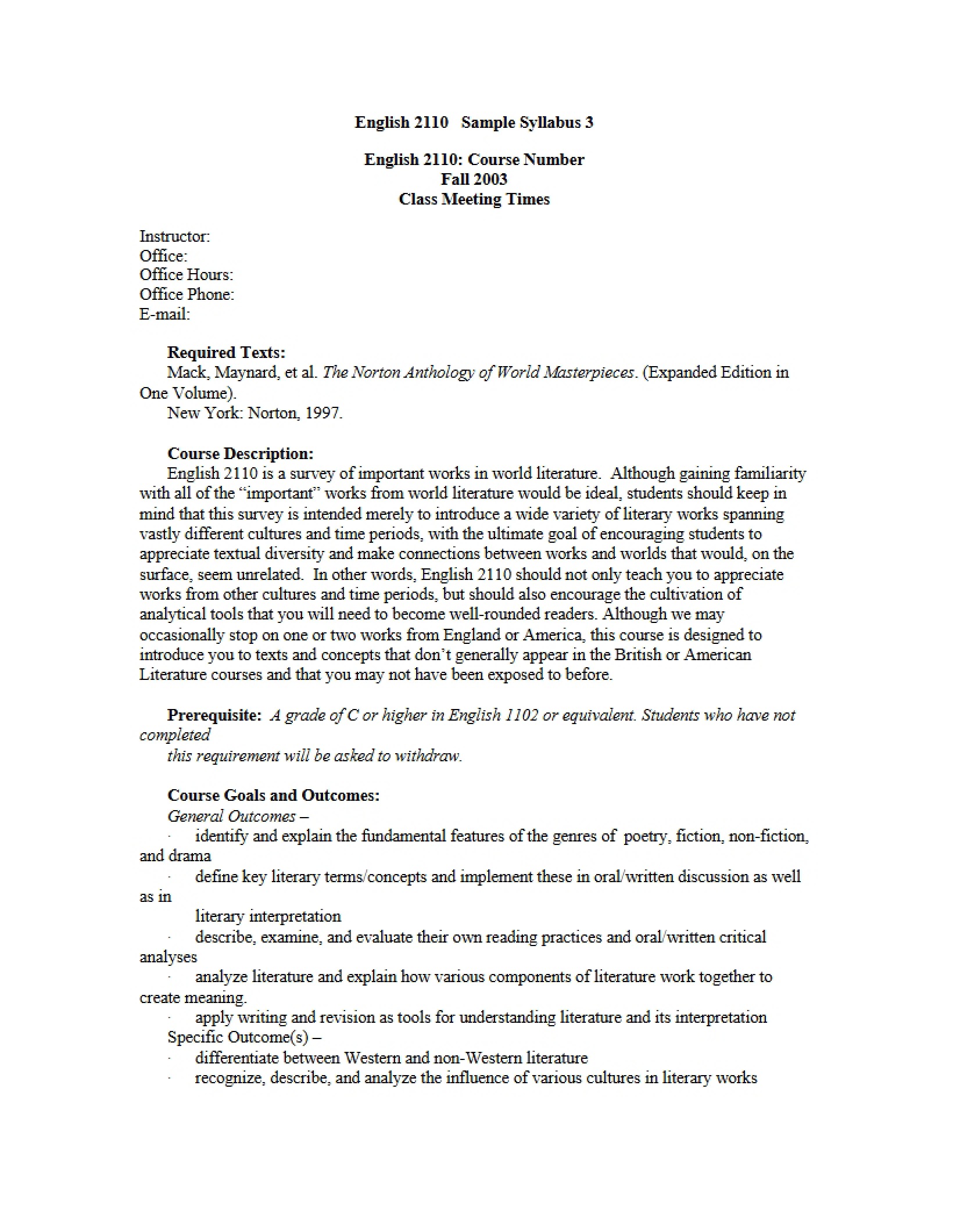 World Literature Materials - Part C
