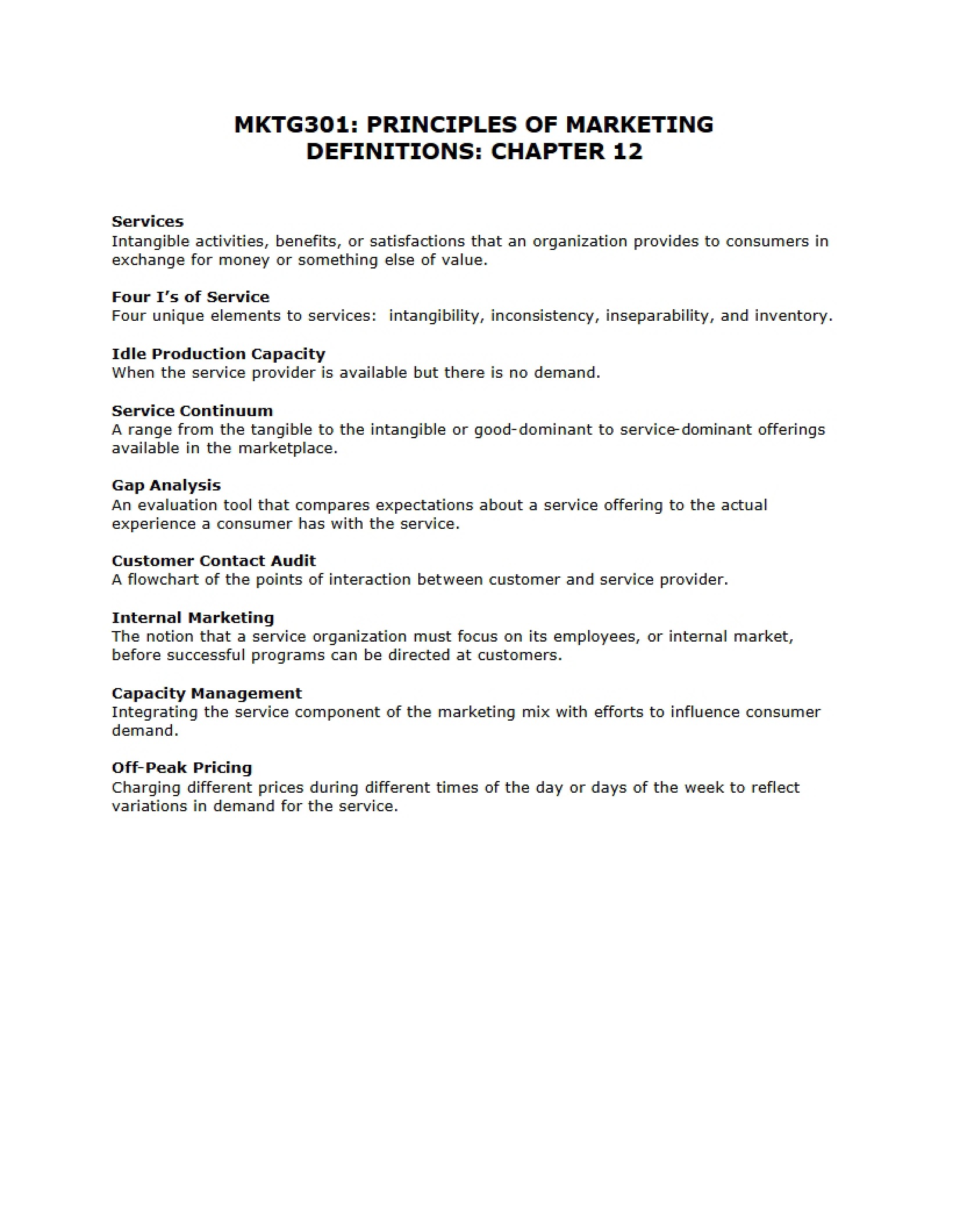 Chapter 12 Definitions