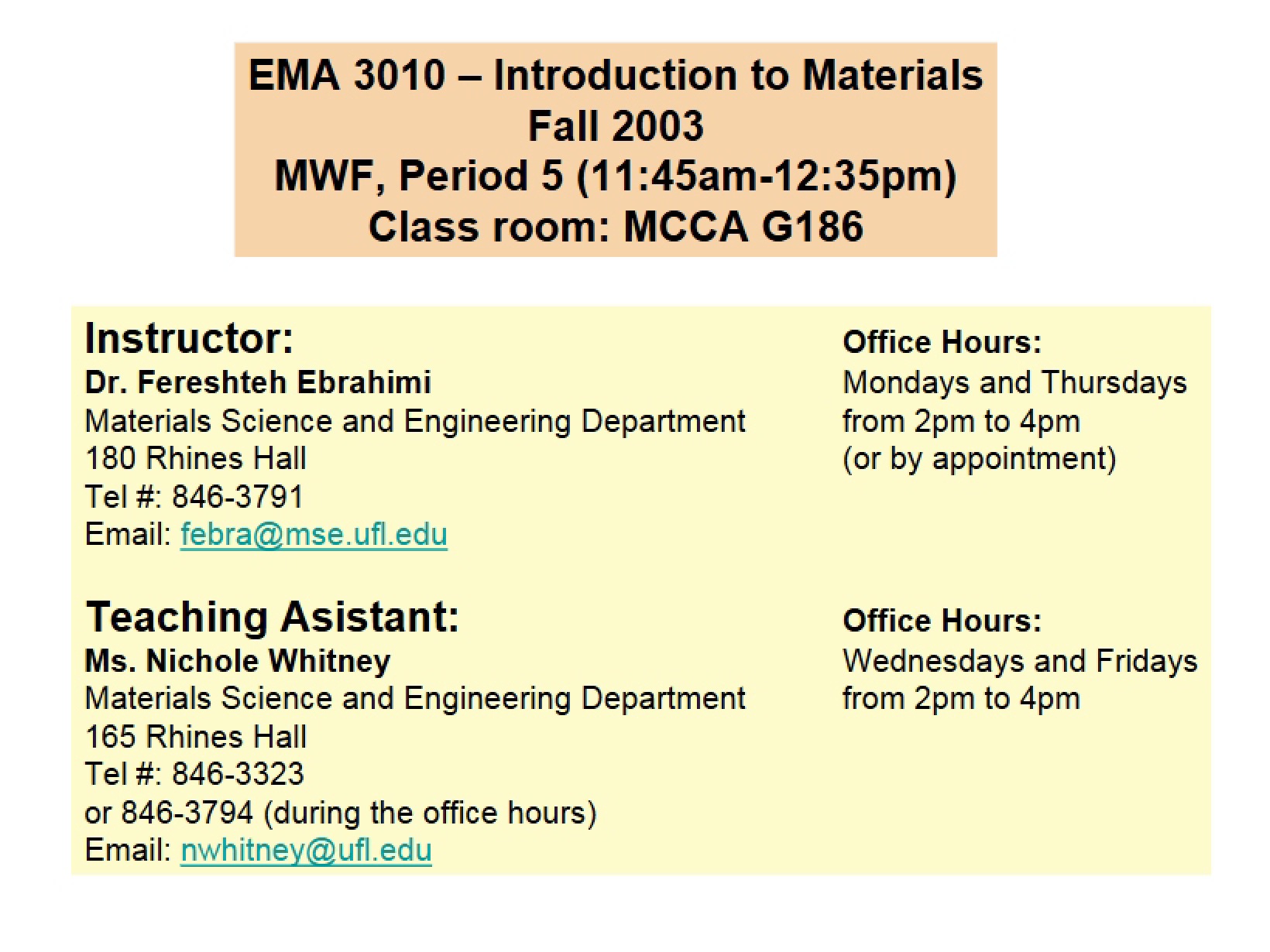 Introduction to Materials Science