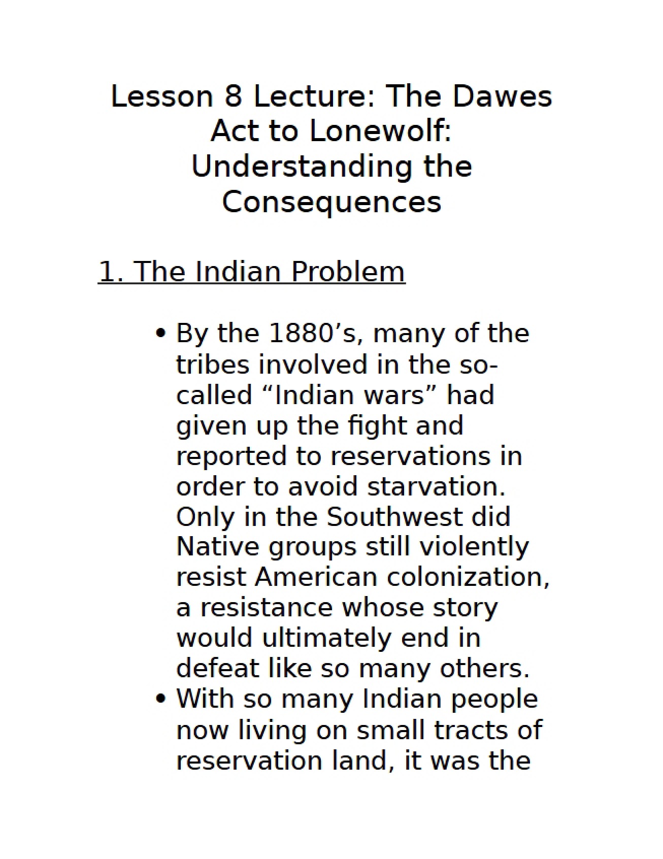 Lecture Record Eighth Lesson