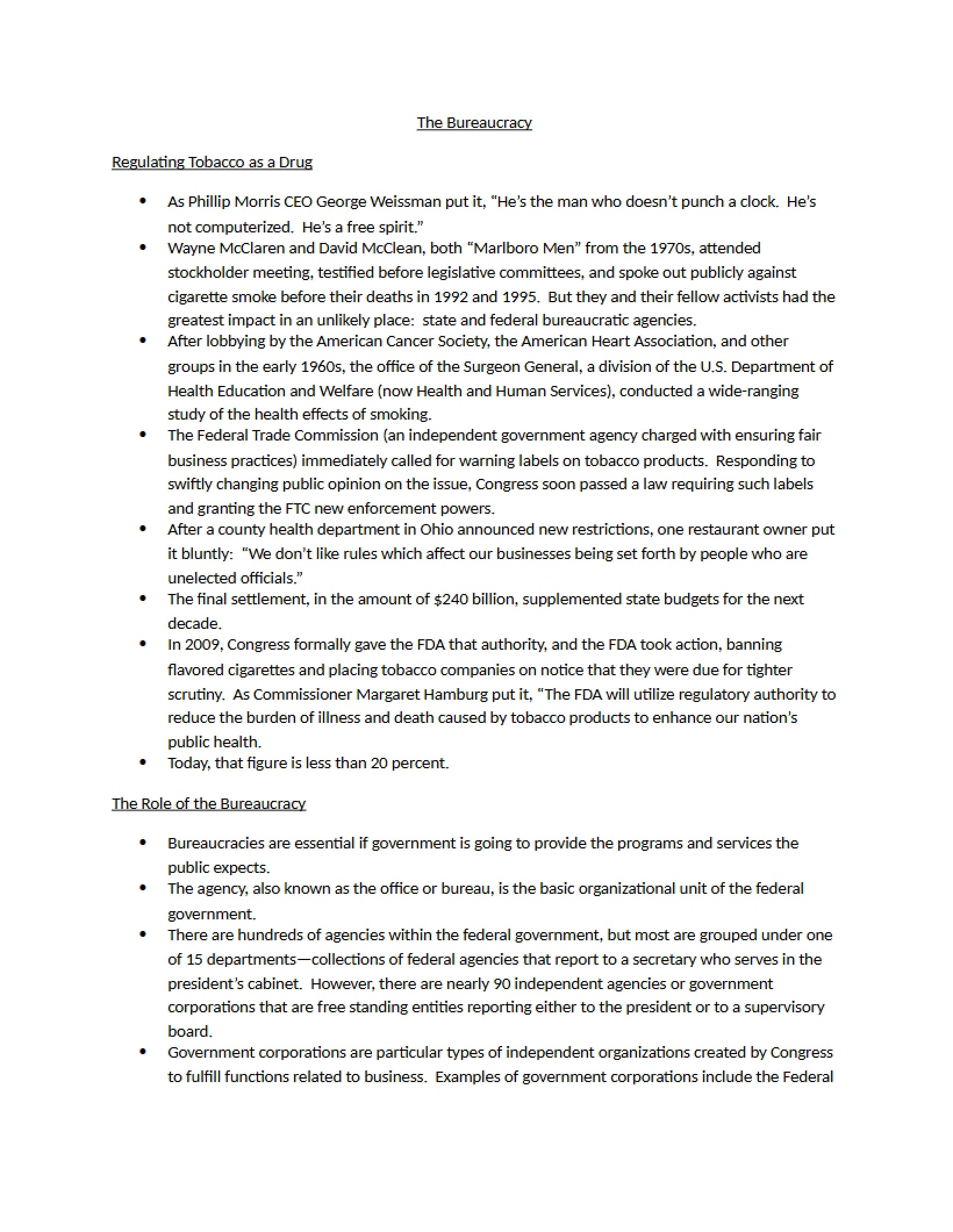 Bureaucratic Systems