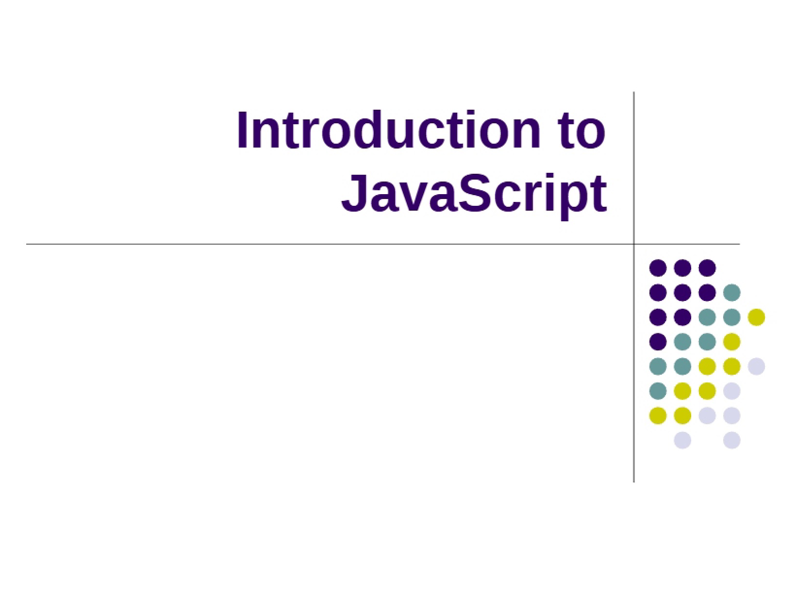JavaScript Introduction