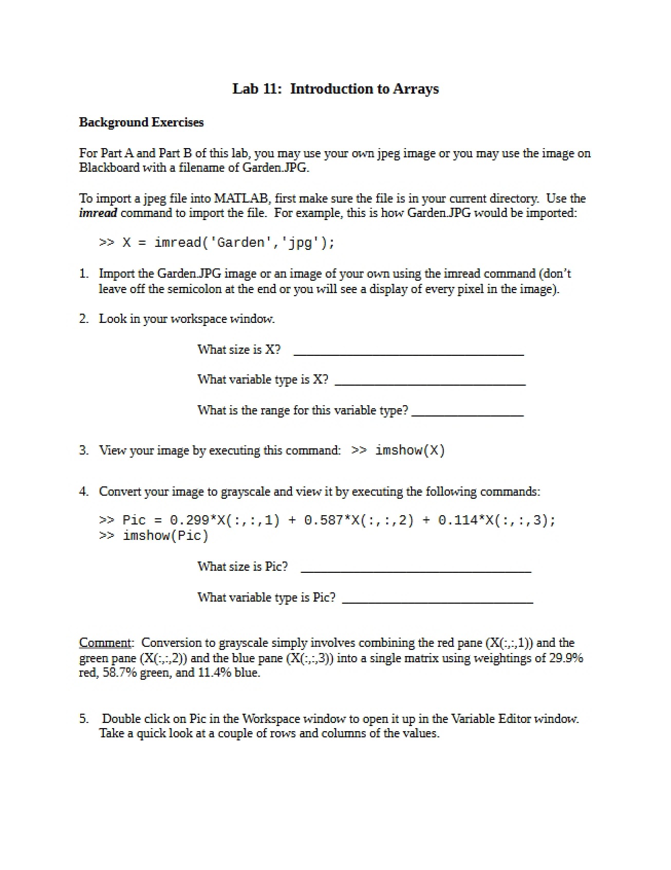 Eleventh Lab for Engineering Models I