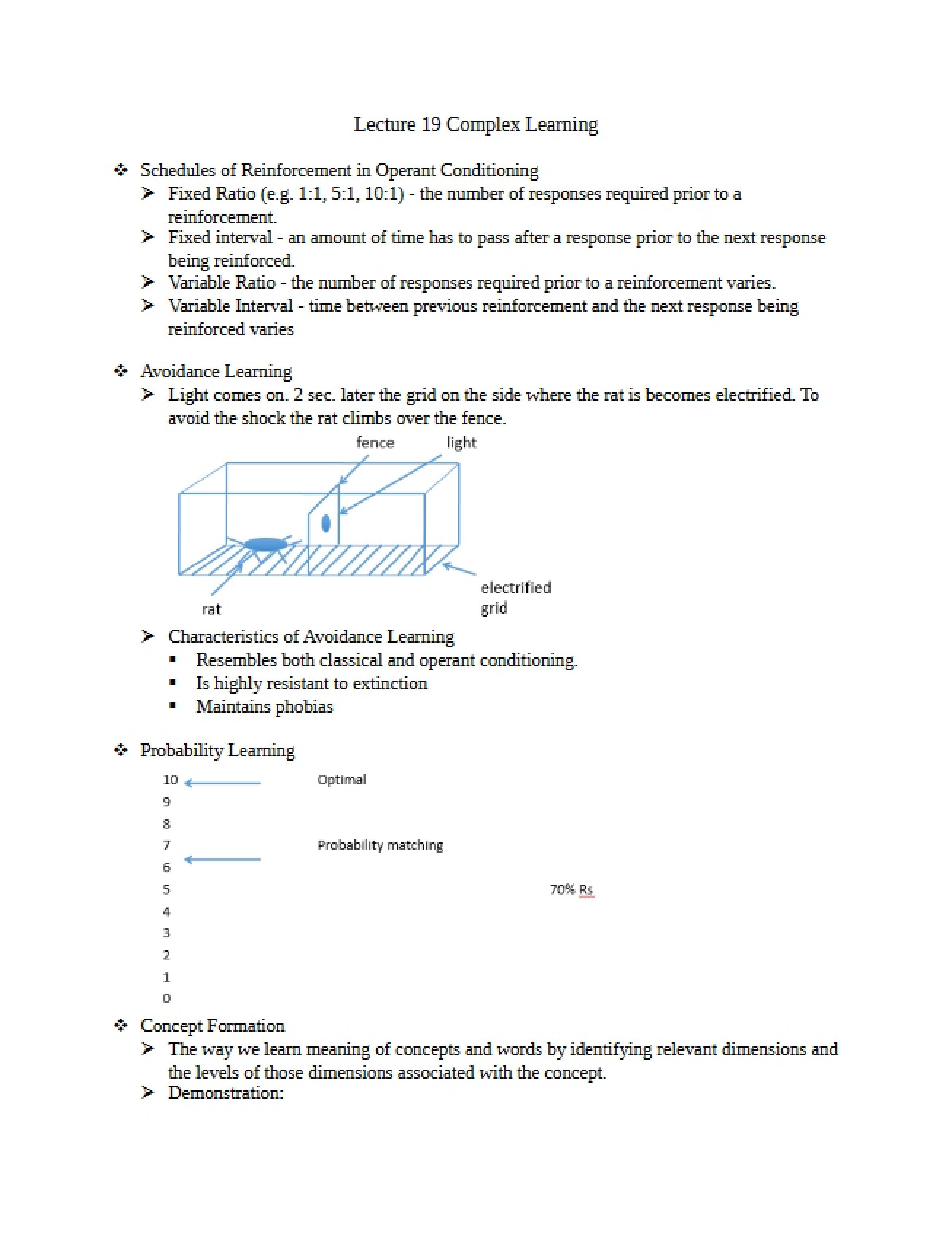 Complex Learning Lecture