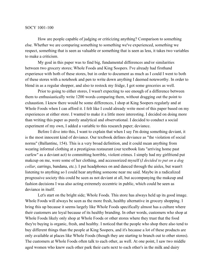 Whole Foods vs King Soopers - Comparing Two Grocery Stores