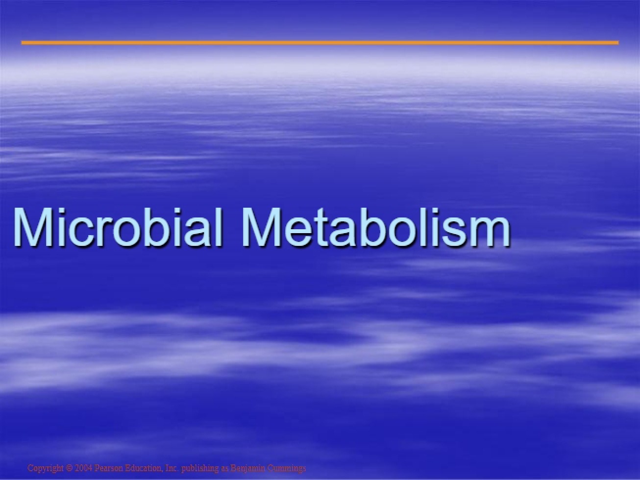 Metabolism in Microbes
