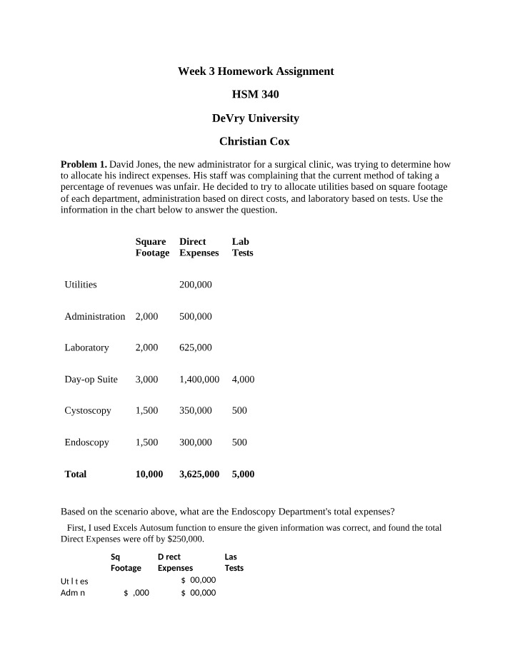 Week 3 Homework