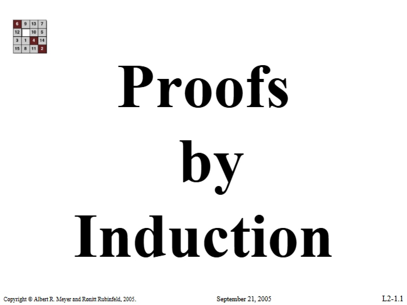Induction Proofs