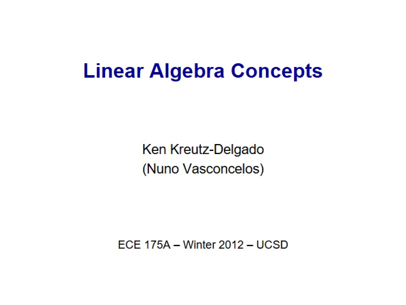 Fundamentals of Linear Algebra for Machine Learning