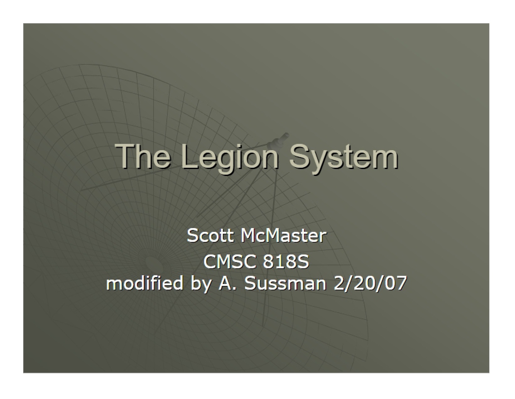 Legion System