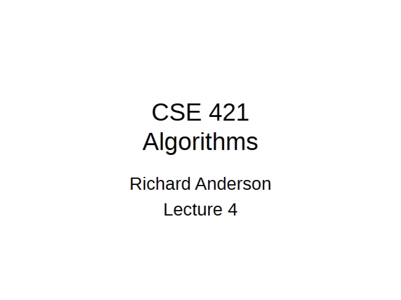Concepts of Algorithms