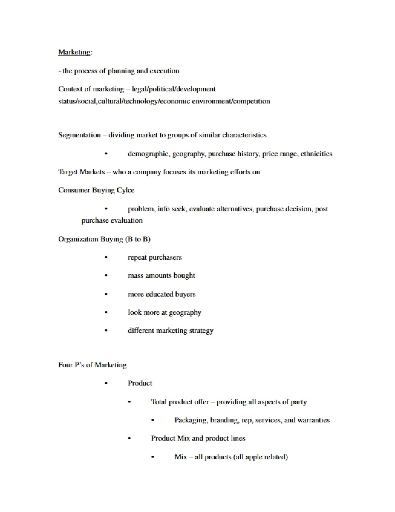 Study Questions for the Second Business Exam