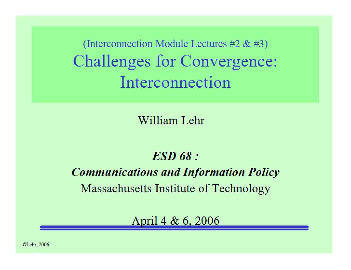 Convergence Obstacles