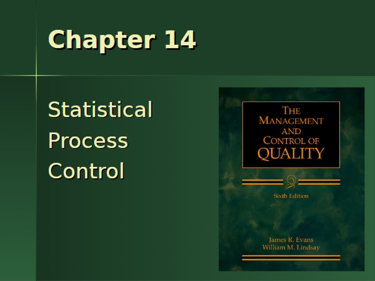 Process Control Statistics