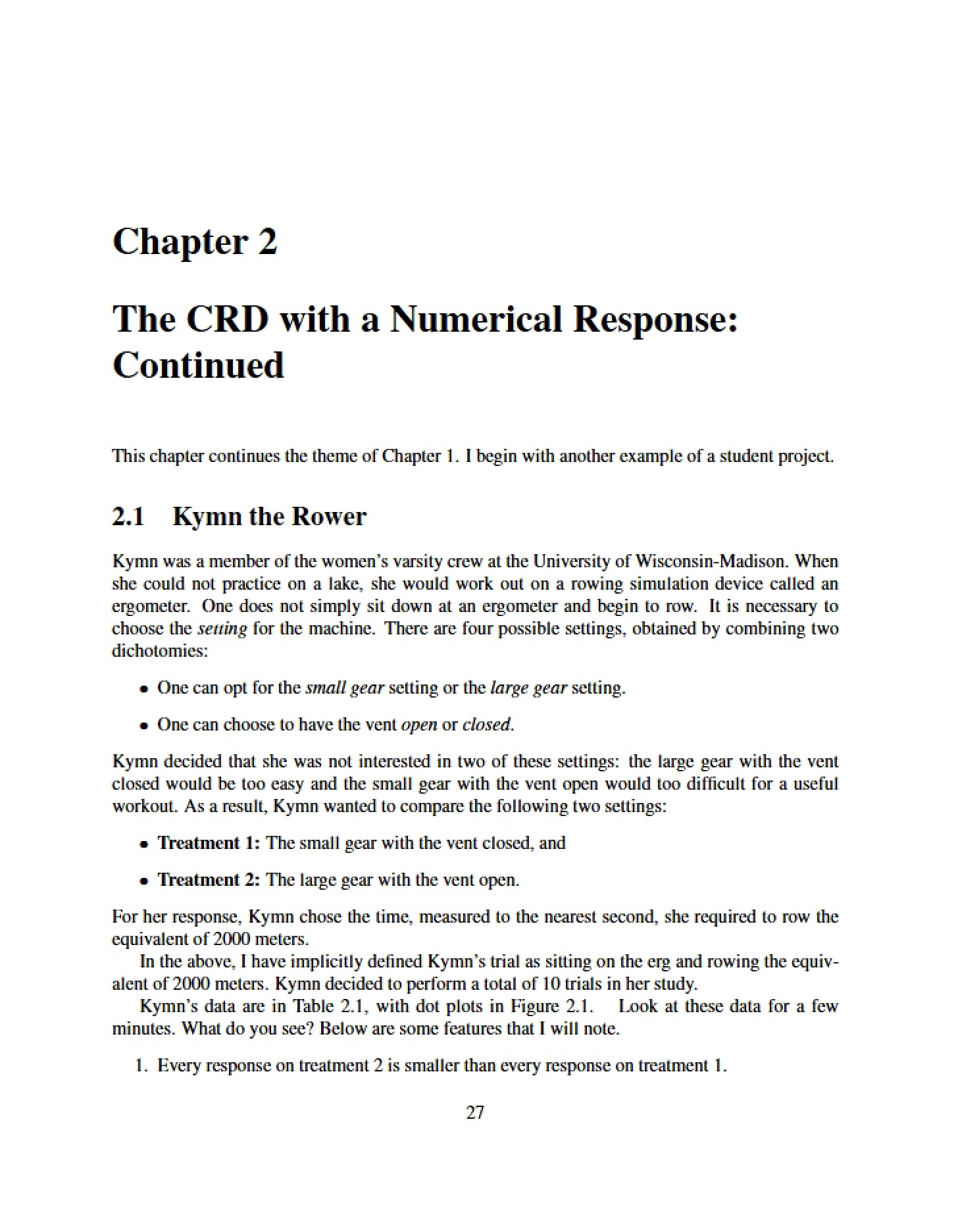 Chapter Two Notes