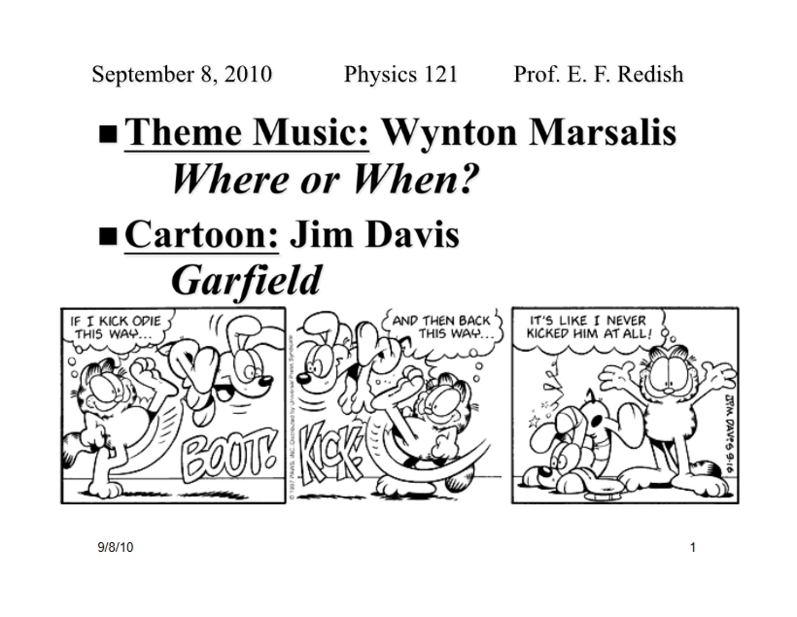 Slideshow Notes - Fundamentals Of Physics I