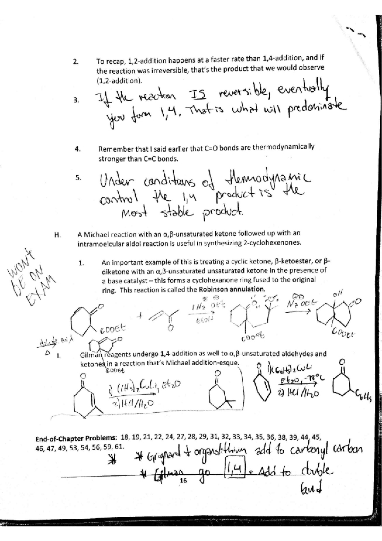 Second Semester Organic Chemistry Notes