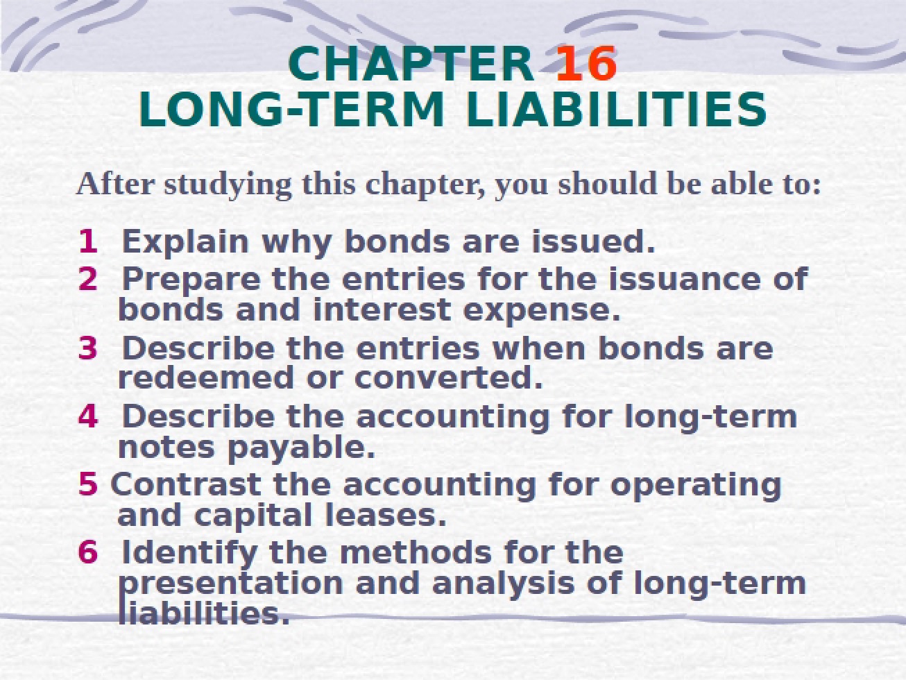 Liability Long Term