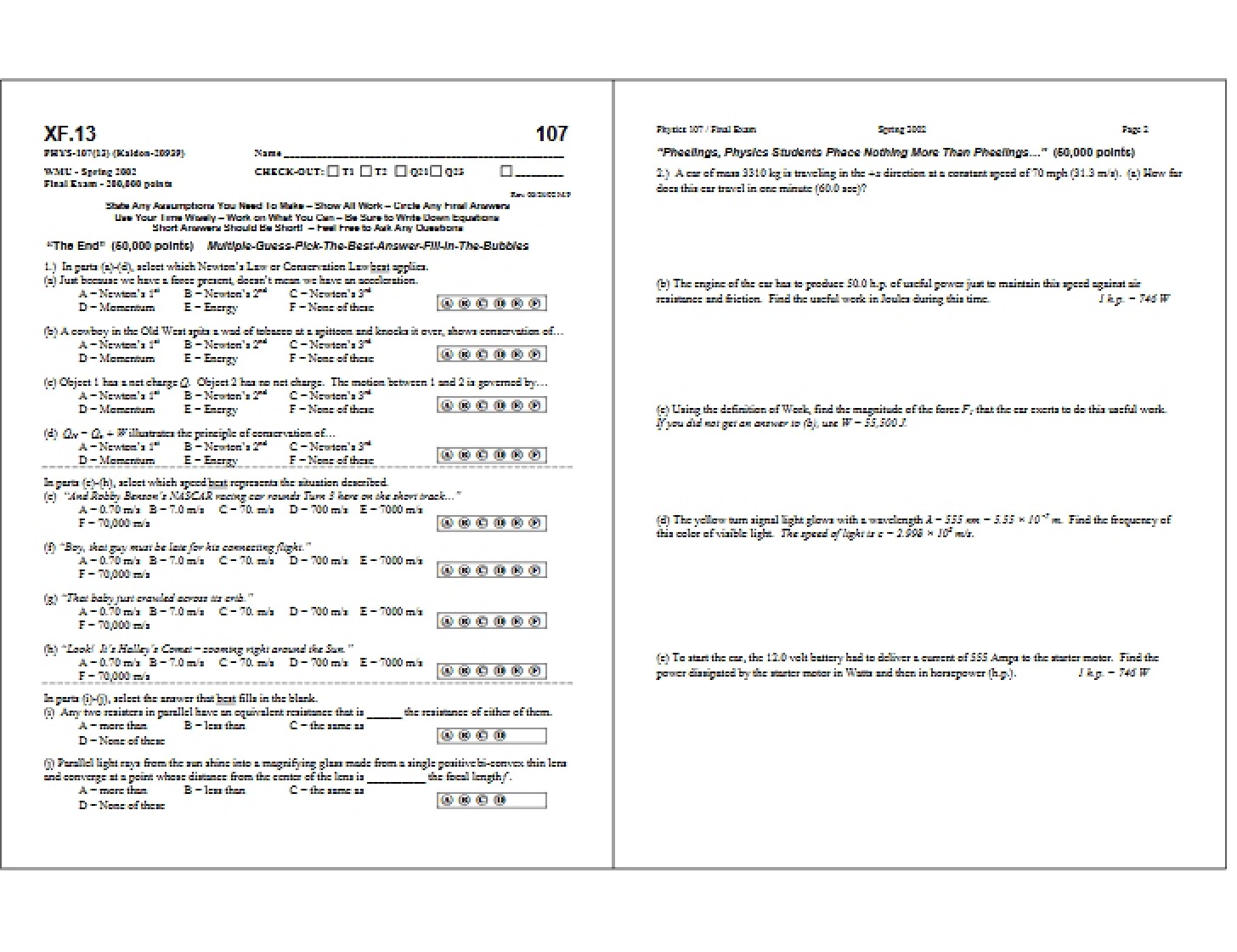 Final Assessment
