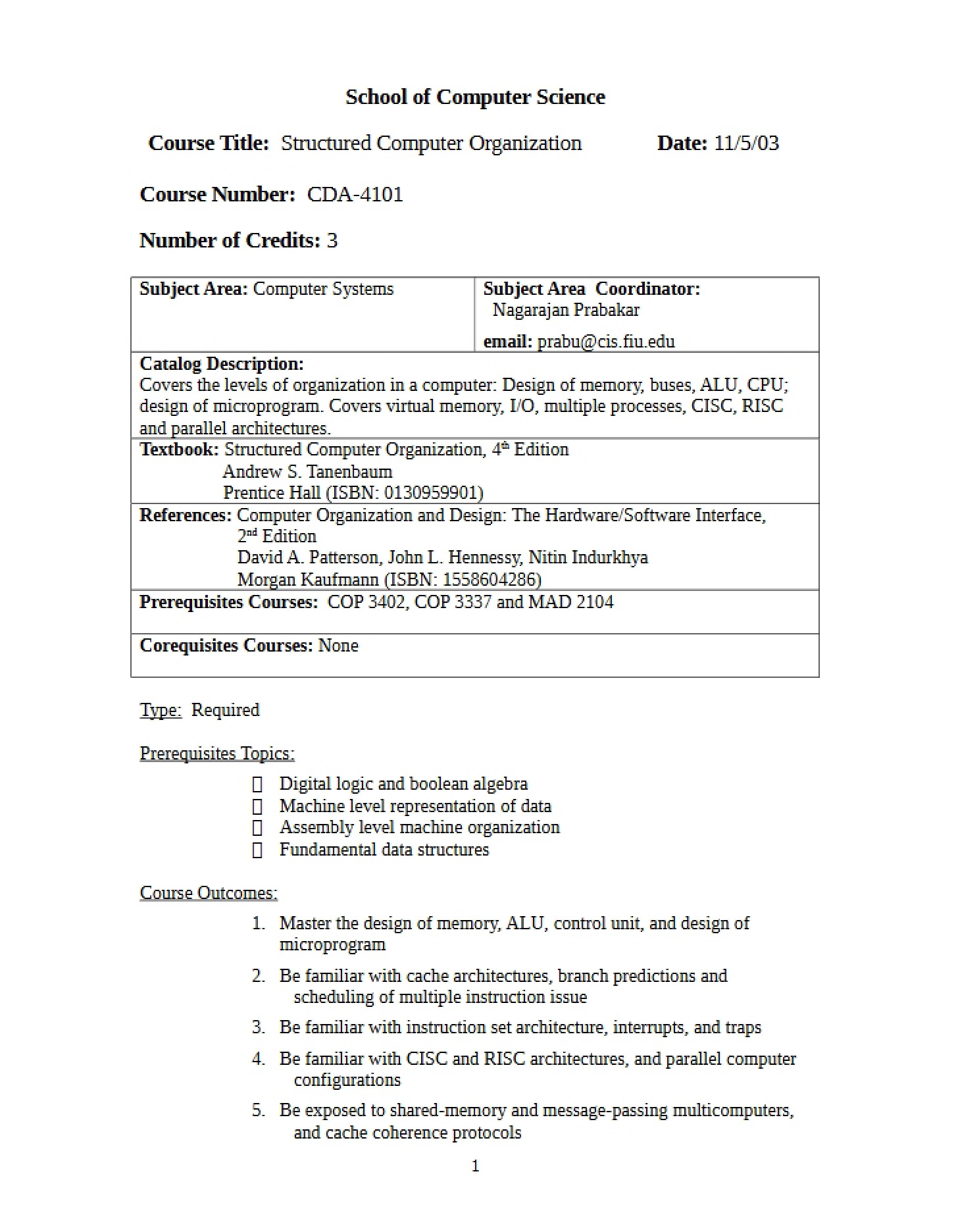 Academic Outline