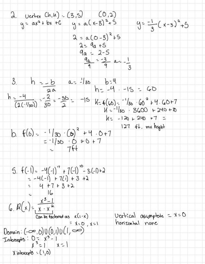 Exam 2 for MA140 Calculus II