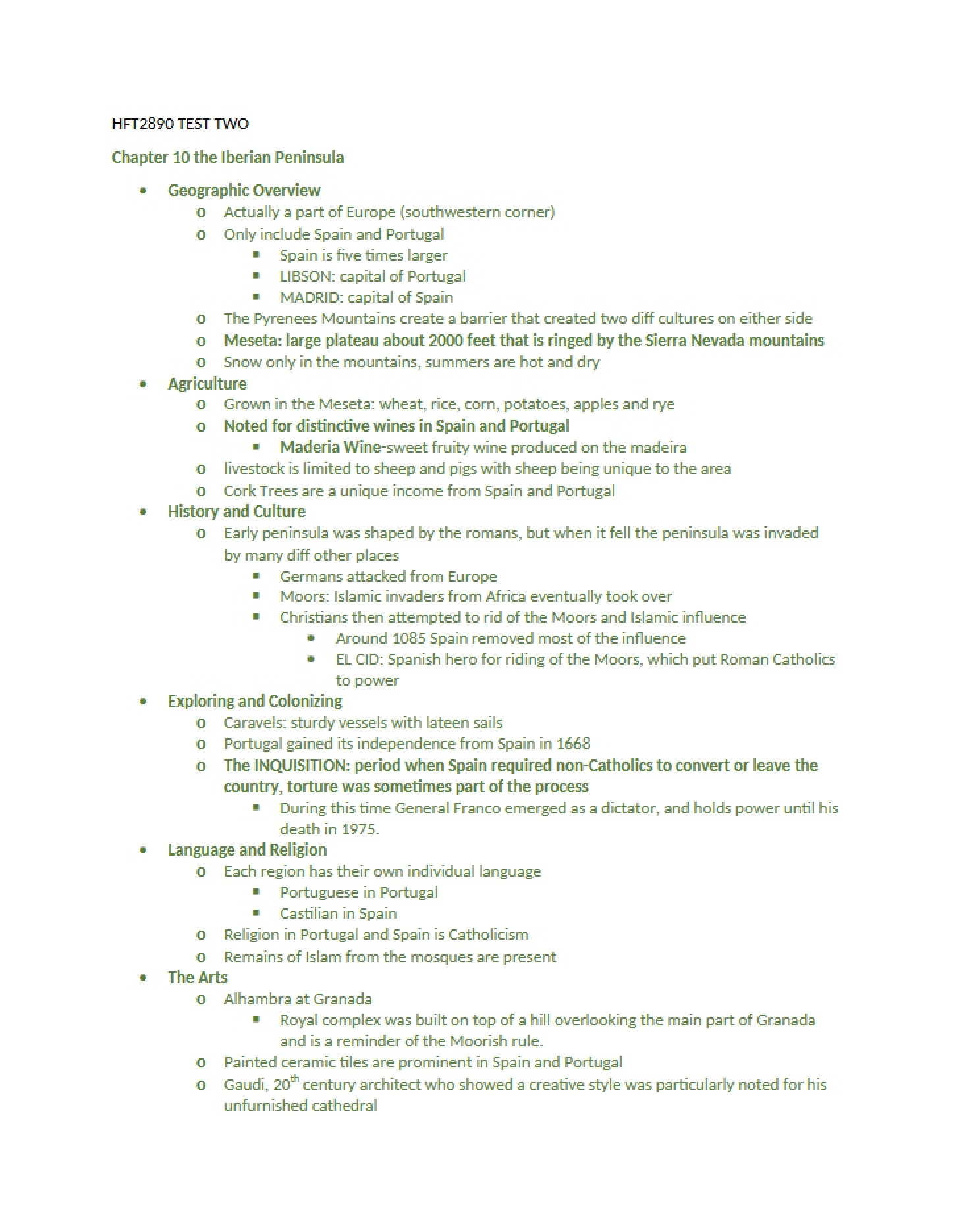 Iberian Peninsula Regional Context Chapter 10