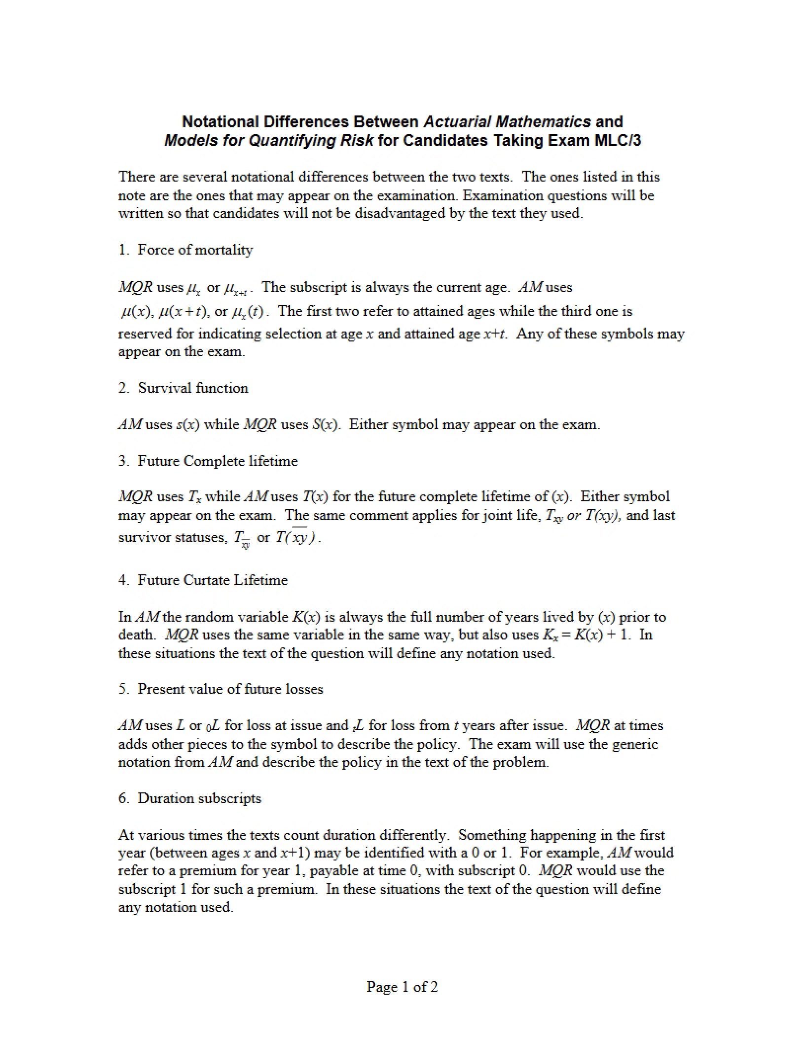 Risk Quantification Models and Actuarial Math