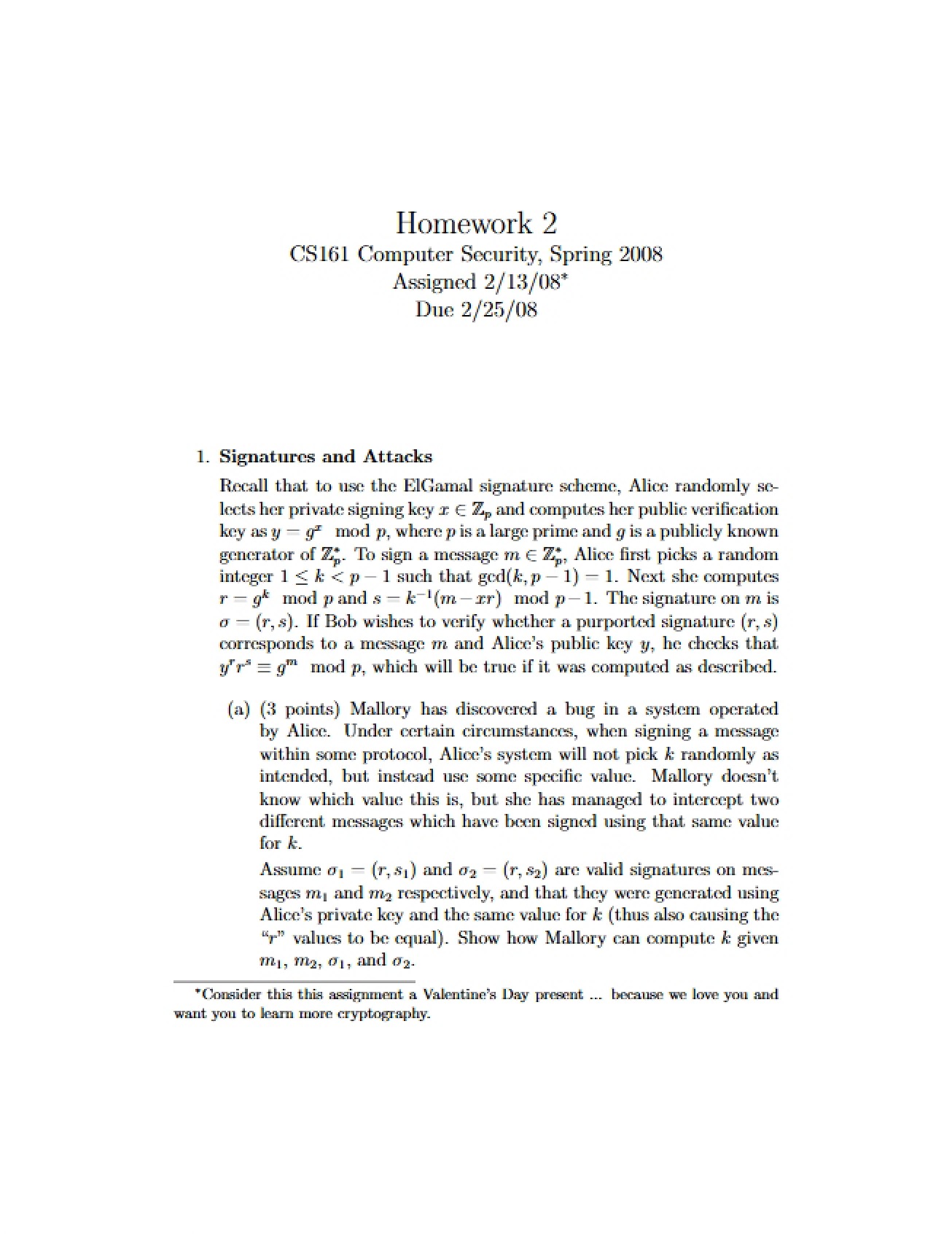 Security Homework